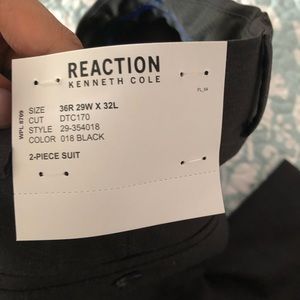 Kenneth Cole Reaction Charcol Suit Slim